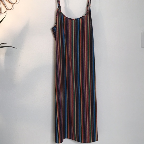 Show Me Your Mumu Multicolor Shiloh Tassel Striped Women's Dress - Picture 5 of 6